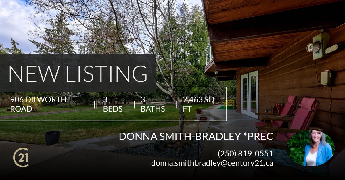 dksbC21's tweet photo. 📍 New Listing 📍 Take a look at this fantastic new property that just hit the market located at 906 Dilworth Road in Sorrento. Reach out here or at (250) 819-0551 for more information

Regards,
Donna Smith-Bradley
REALTOR® Member ... https://t.co/HTr1fCzdzJ https://t.co/bBgz3UDwdh