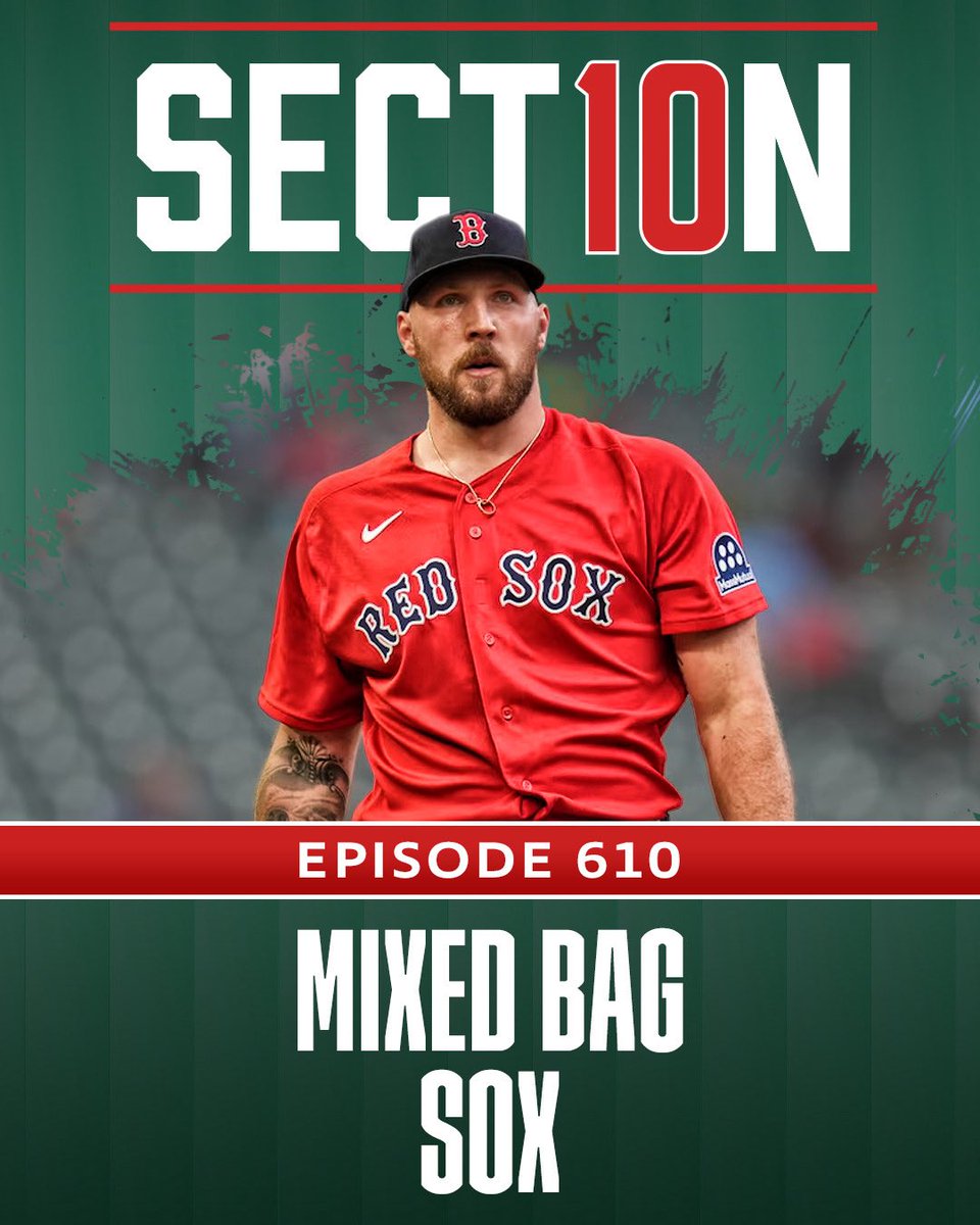 The Sox avoid the brooms in Minnesota and head to Fenway for a 7-game homestand.

-Offense Makes No Sense
-Crochet’s Worst Start Ever
-Duran Fan Encounter
-Continued ABS Struggles
-Steve’s New Ice Cream Hat

Watch/Listen: beacons.ai/section10podca…