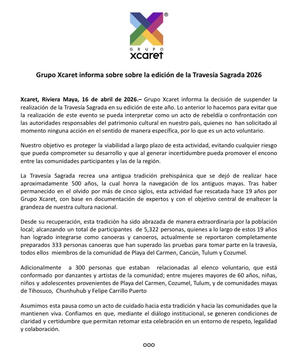 Grupo Xcaret tweet media