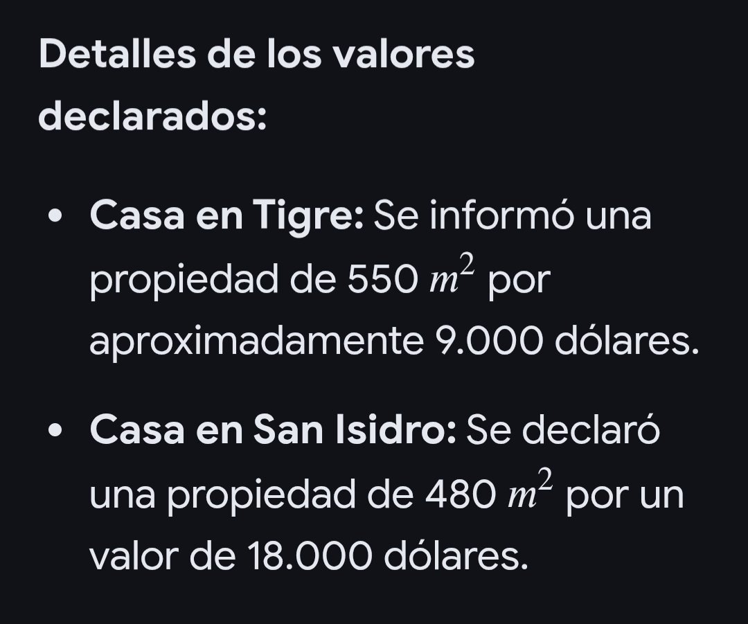BlancaDios2's tweet photo. Y nadie dijo absolutamente nada
Son los valores que puso en el 2023 Sergio Masa en su declaración jurada
Es una hijaputez que la justicia no lo investigue 
Ah pero Adorni https://t.co/GIFtwKVXsA