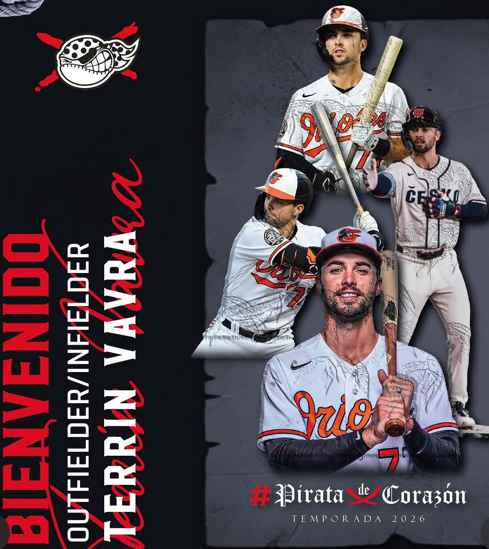 npgsports's tweet image. It’s Opening Day in Mexico! ⚾️🇲🇽

Best of success to former #MLB and #WBC @TerrinVavra2! 🙌🏼😤

Buena suerte! 💪

#MustSeeTV #TerrinVavra #LMB #PirataDeCorazon 🏴‍☠️