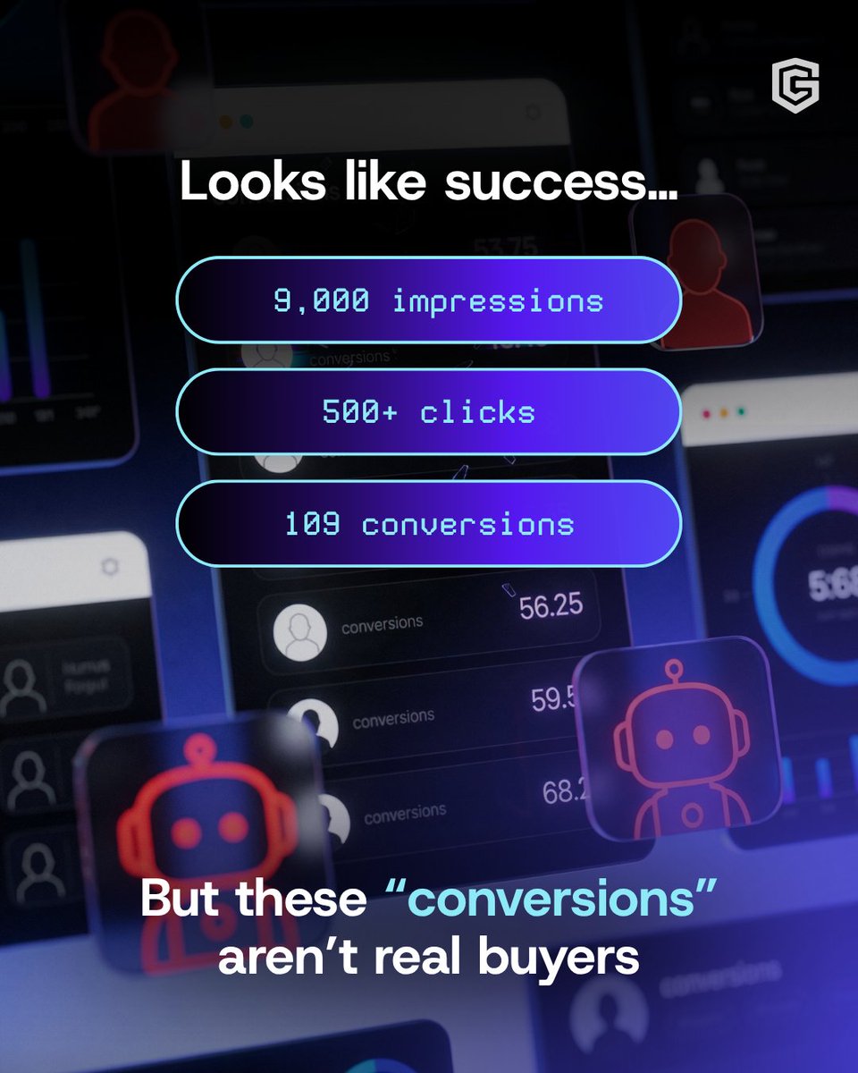 ClickGUARD's tweet photo. One campaign brings junk while the other brings nothing and both lead to poor results.

Display inflates performance with low-quality clicks, while Demand Gen limits reach so much that it never generates enough signal to learn.

What`s the real issue? Your system can’t optimize properly, because it’s either learning from bad data or not learning at all.

Fix the quality before you scale the volume.