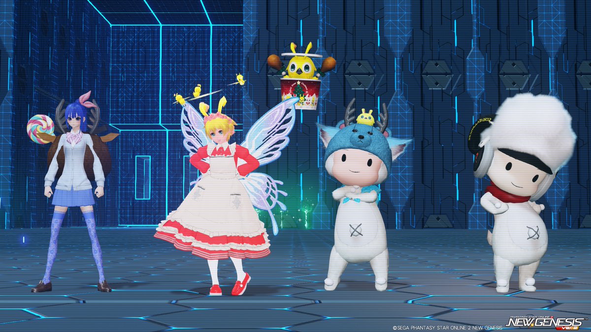 #星野メリッサの思い出のアルバム #PSO2NGS_SS #PSO2_SS

今回のPSO2は、星野ラピ子ちゃんで！ｗ

トレジャースクラッチとウィークリータスクの消化に
エイジスの緊急クエストをソロでプレイしてきたあと
（トゲ投げ中にHPを削り切って倒せました。。ｗ）

エッジさん、いかりさん、葵さんといっしょに