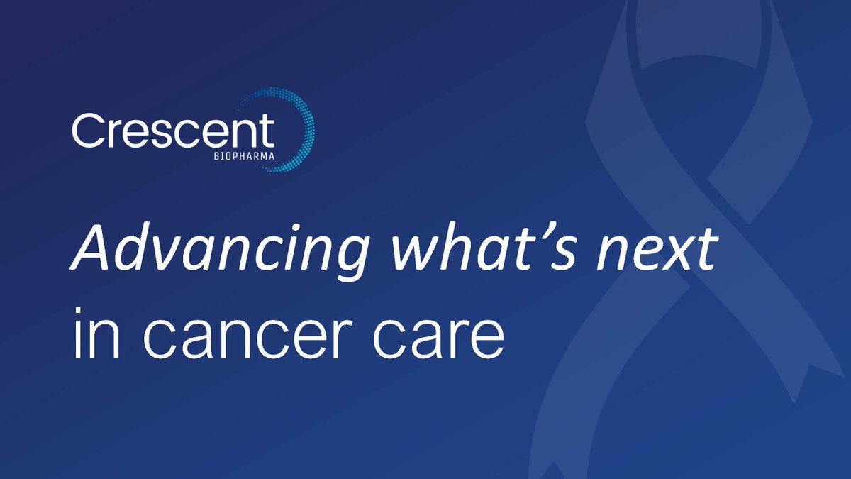 crescent_bio's tweet photo. April is #CancerControlMonth, established in 1938 to promote prevention and early detection – an effort that remains just as important today.

At Crescent, we’re focused on advancing the next wave of therapies to drive continued progress in cancer care. https://t.co/t6ZKIoKXjv