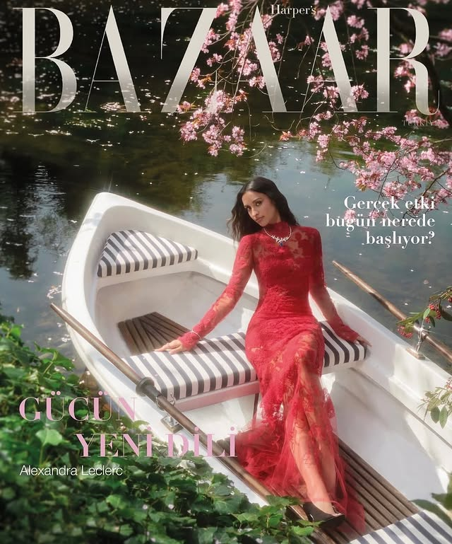 Alexandra Leclerc, Harper’s Bazaar Türkiye kapağında...