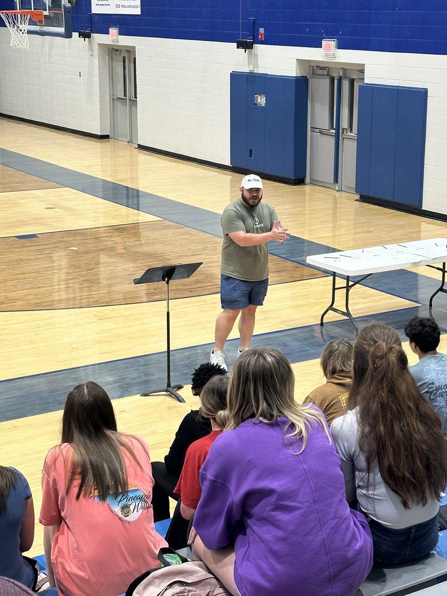 swncfca's tweet image. Big time morning at Polk High FCA! 💥
Nathan Nowell from First Baptist of Landrum shared an incredible message on “Reasons to Rejoice” 🙌🔥
Truth that hits in every season! #FCA #FaithInAction #Rejoice