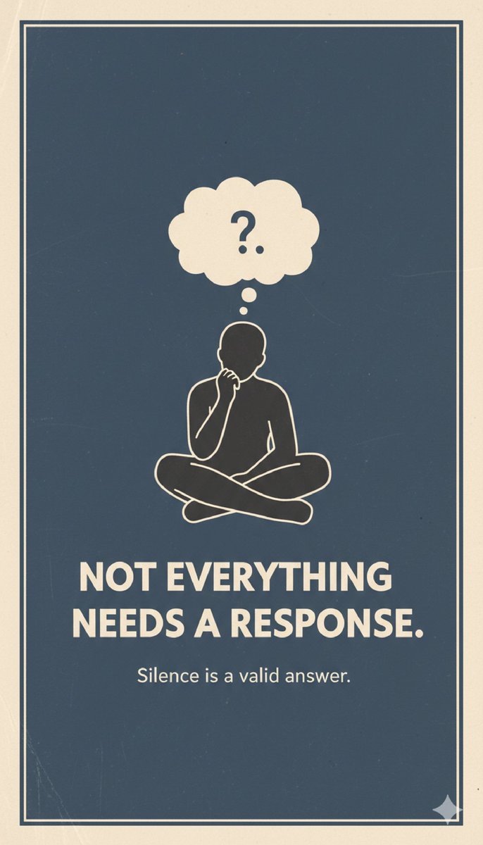 UrbanMind78's tweet image. Not every battle deserves your energy.
Silence is strength. 🔥
#Wisdom #SelfControl #Mindset #InnerPeace #Discipline