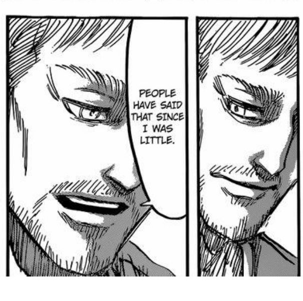 Going back to the whole “Eruri is one-sided because Erwin didn’t love Levi” thing… has anyone even noticed that Erwin is actually much warmer and more affectionate with Levi than the other way around?

I mean, Erwin laughs at his jokes (which aren’t really jokes, but he laughs