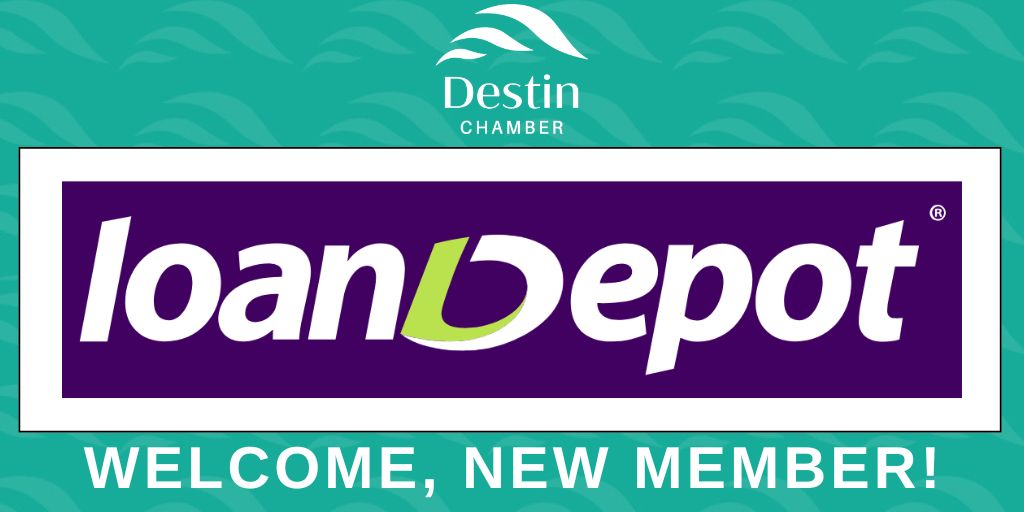 DestinChamber's tweet image. Welcome to loanDepot! The professionals at loanDepot will walk you through every step of the loan process and support you from pre-approval through your closing date. FrankBennettHomeLoans.com #DestinChamber #ChamberStrong
