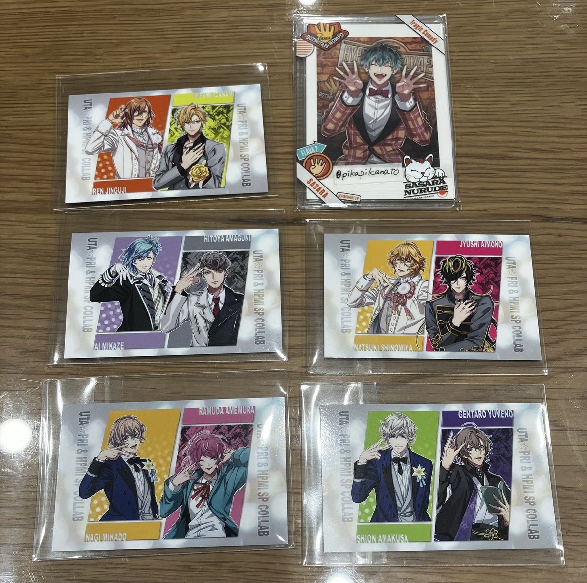 譲渡】ヒプマイ うたプリ コラボ CD AJ 購入特典 カード 譲▷ ︎レン