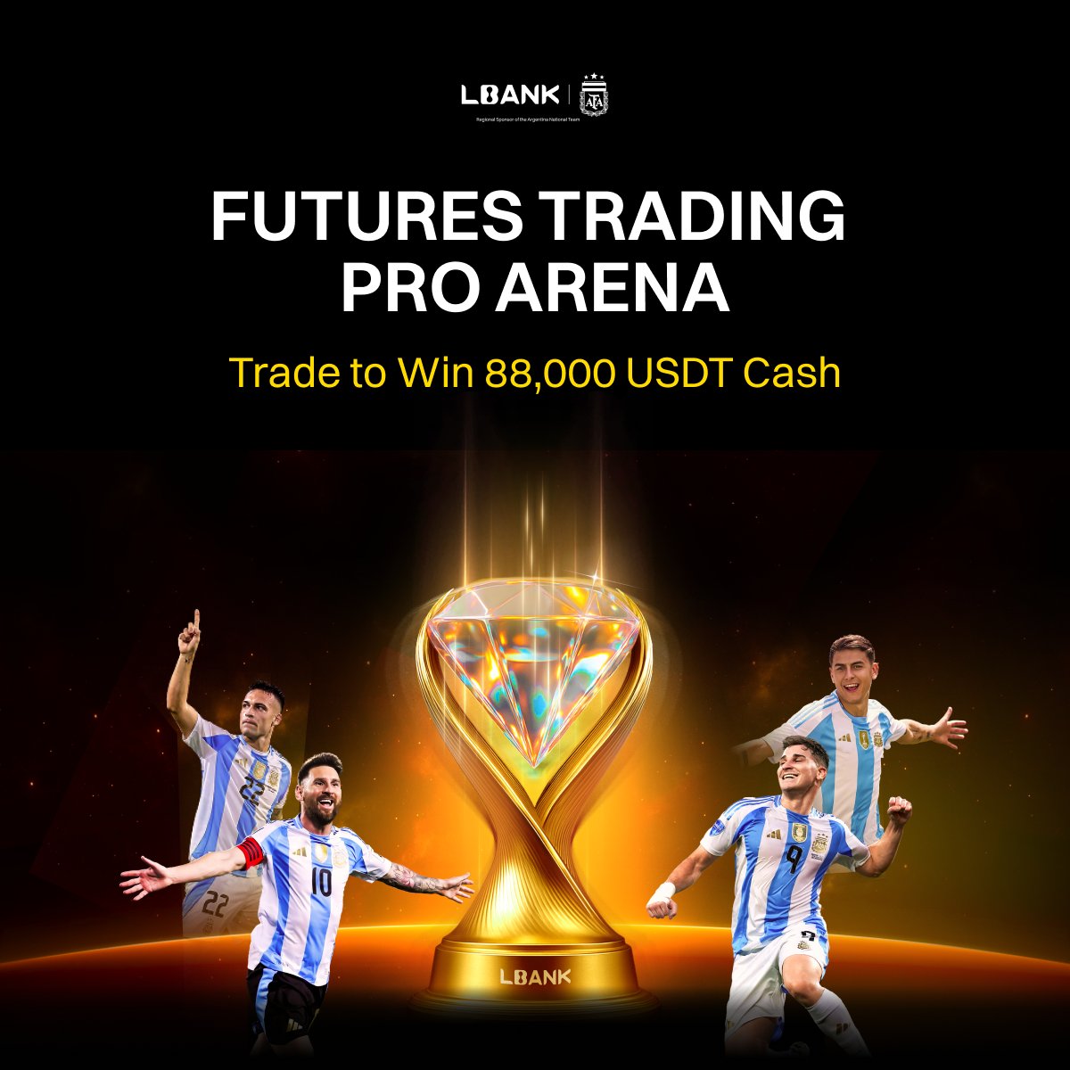 LBank_Exchange's tweet image. Futures just turned competitive ⚽️

Step into the Pro Arena and trade your way to a share of 88,000 USDT 💰

Volume, strategy, execution… it all counts now.

Enter the arena 👇
lbank.com/event/elitecha…

#LBank #Futures #CryptoTrading