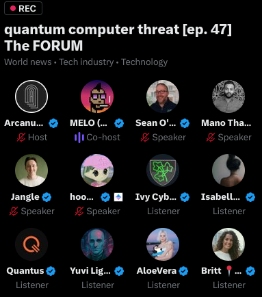 ivycybered's tweet photo. Will quantum computers break #crypto? Join the convo 👇 https://t.co/ldHBCaatCg