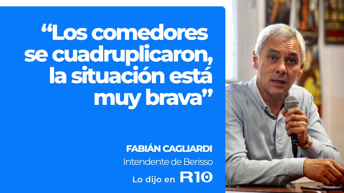 Radio10's tweet image. 💥 "NACIÓN NOS RECORTÓ FONDOS EN TODOS LOS RUBROS"

🎙️ Fabián Cagliardi, Intendente de Berisso, dialogó con @pabloduggan en #TodoEsPosible.

📲 Nota completa -&amp;gt; youtu.be/9FO6VjTsW8I