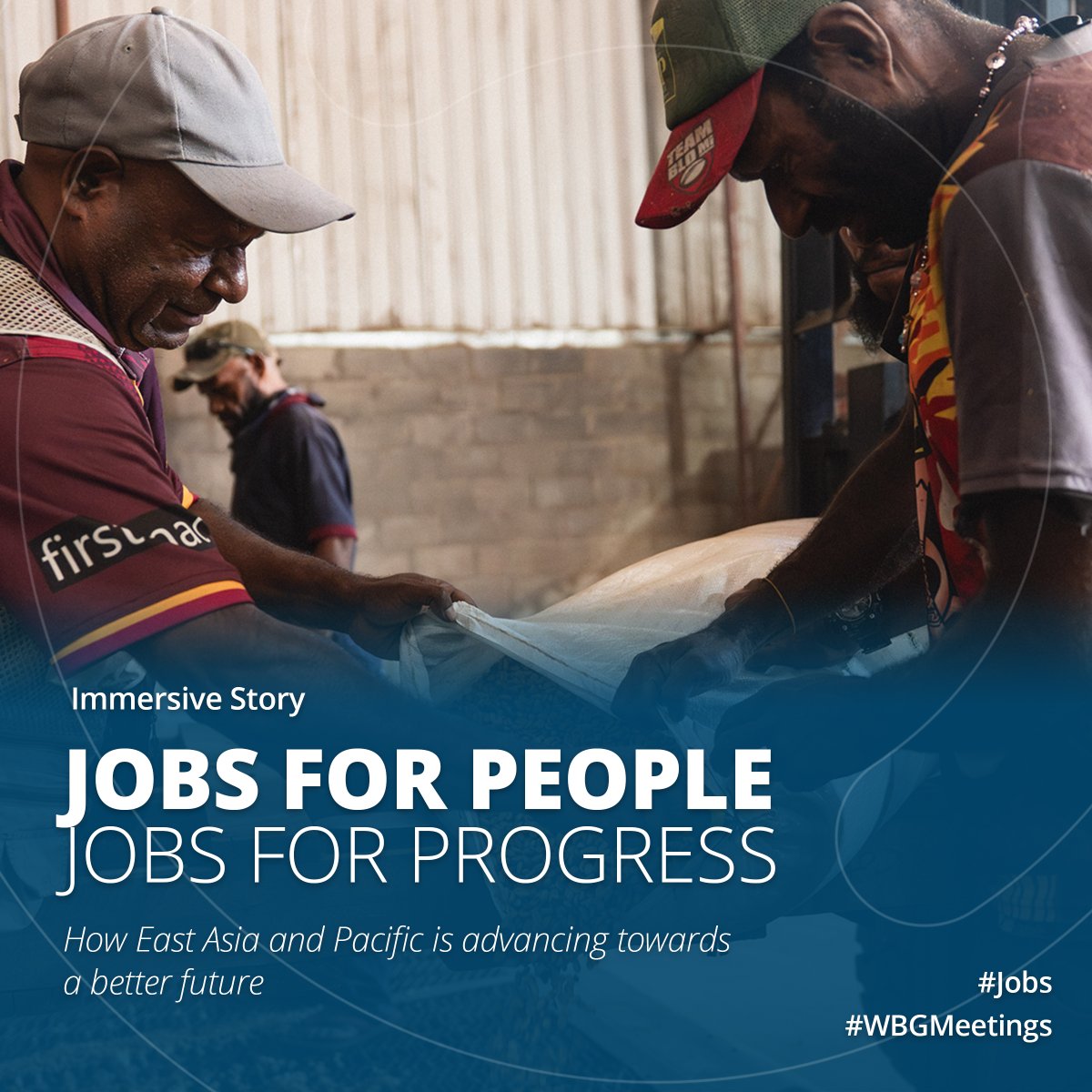 WB_AsiaPacific's tweet image. In #EastAsiaPacific, #jobs are providing pathways out of poverty.

From agriculture and infrastructure to healthcare and green growth, the @WorldBankGroup is working with countries to create more jobs for people and for progress.

wrld.bg/KVbr50YIbwn #WBGMeetings #AgriConnect
