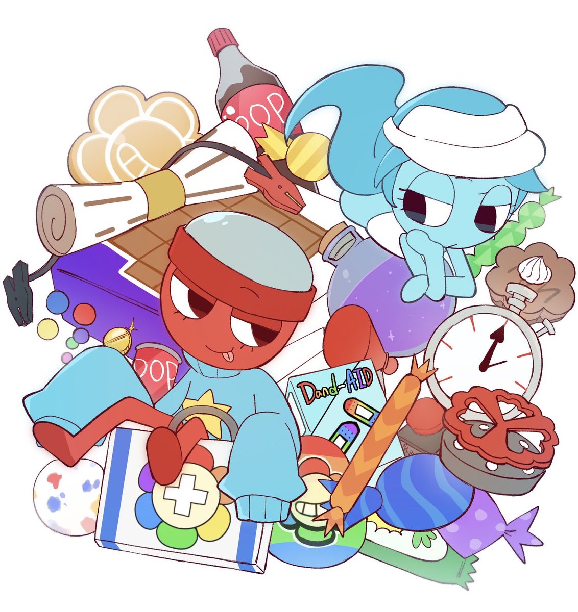 #dandysworldfanart
all items✨️