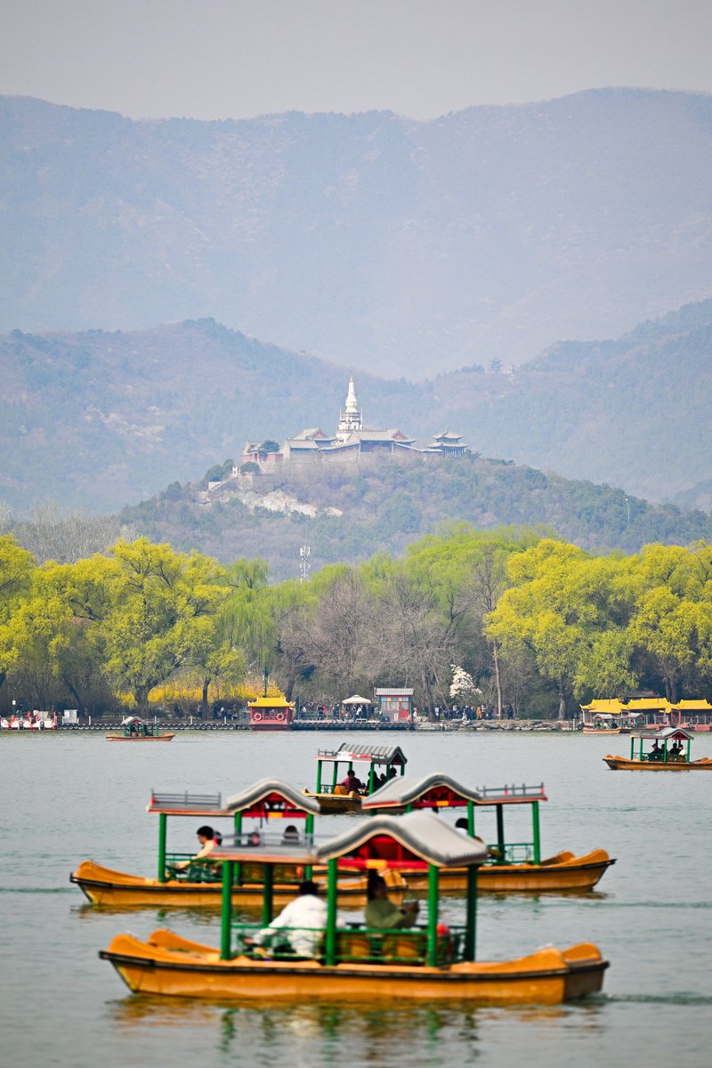 Oriental_Paris's tweet image. Au printemps, le Palais d'Été offre un spectacle pittoresque à chaque tournant. #Paysage #Printemps #Balade #Pékin #Chine