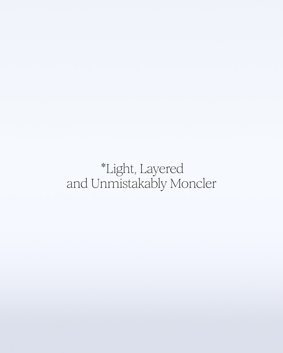 Moncler tweet media
