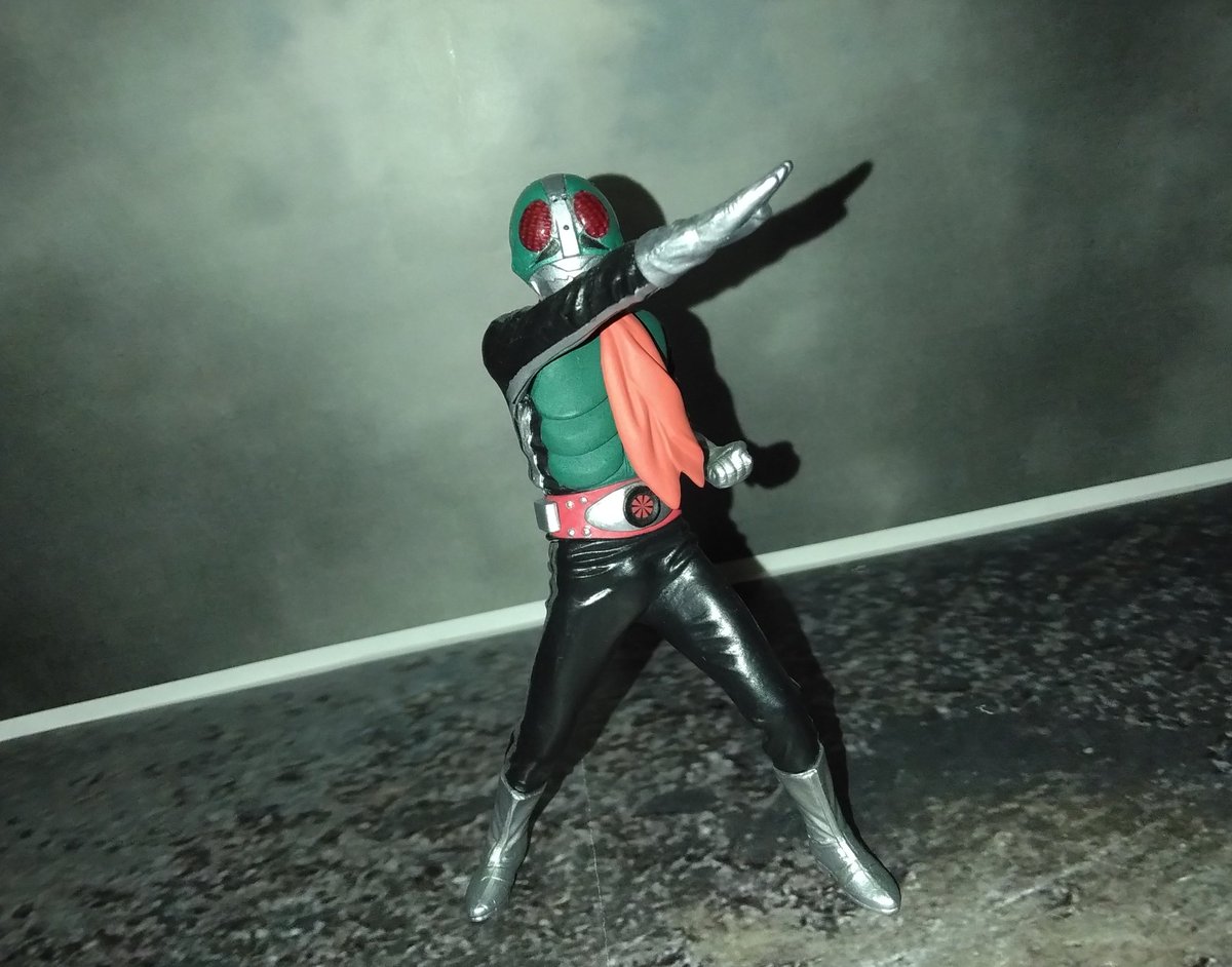 いよいよ来てしまいましたか…✨初代ライダーのアルティメットルミナス✨🦗🏍💨
どうか店頭🏪でも販売🧺していただけると🙏🙏🙏
しかしルミナスでショッカー戦闘員が出て来るとは😳
写真📸はルミナスの前身（と勝手に解釈している🤣）ソリッドの1号です🥴
（仮面ライダー）
（アルティメットソリッド）