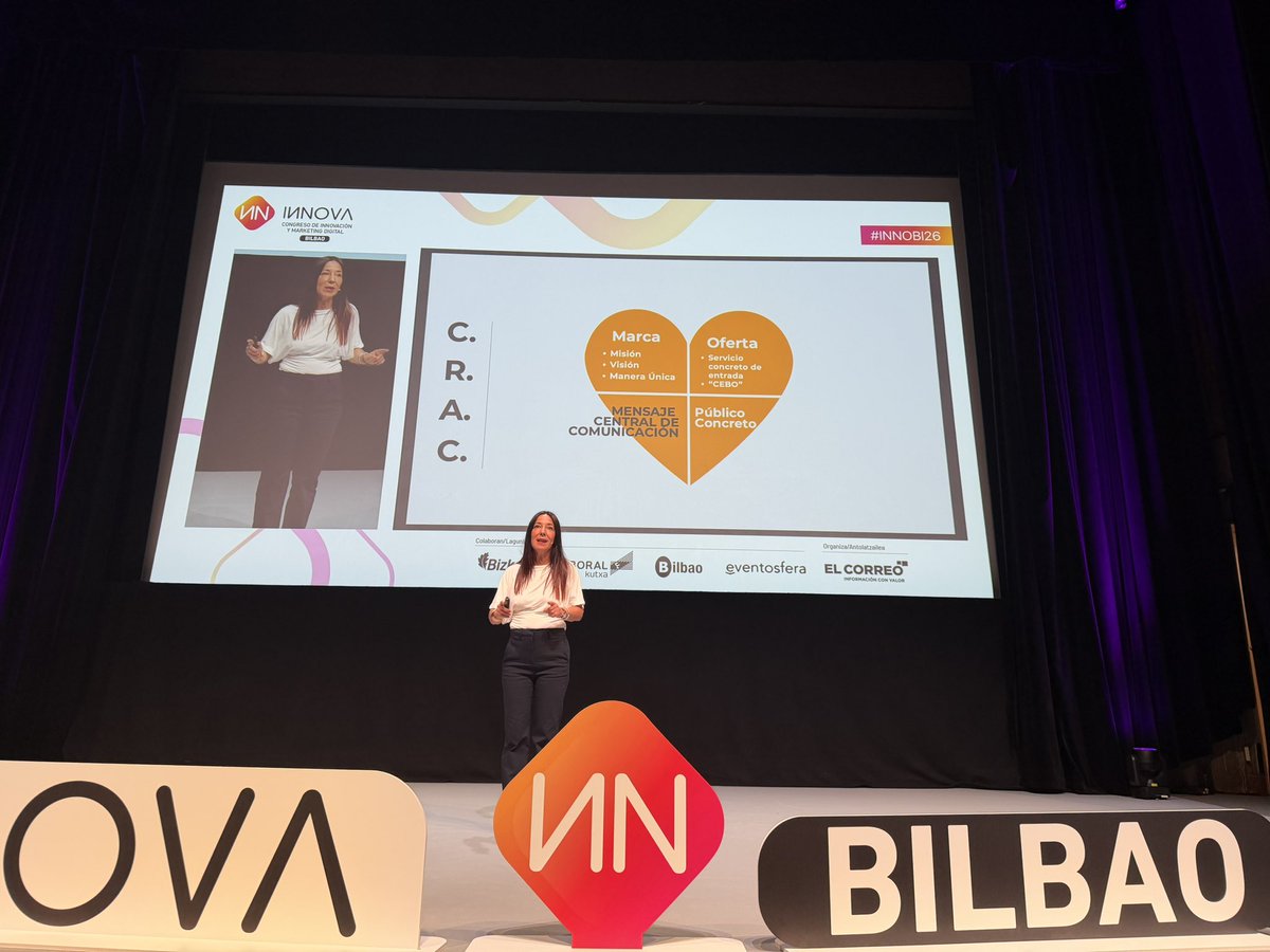 Marfert's tweet image. Tienes que definir el corazón estratégico 
👉Claridad 
👉 Visión 
👉 Manera única 
✅ Estrategia, creación del perfil, contactos, 
@ingesaez en @InnovaBilbao cómo optimizar #linkedin 
#innobi26