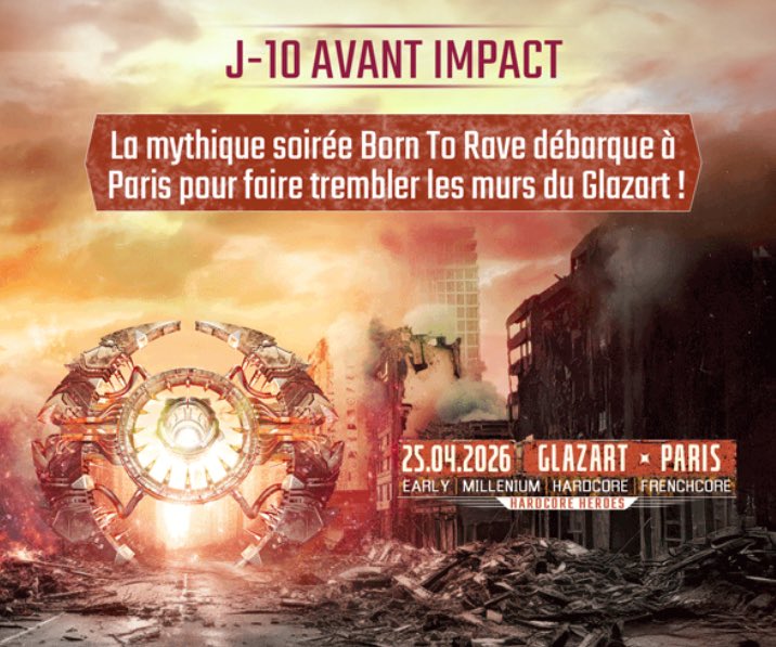 trendyslemagTw's tweet photo. #BornToRave au Glazart à #Paris le 25 avril : soirée d’anthologie en approche ! https://t.co/R4CKZsilUt