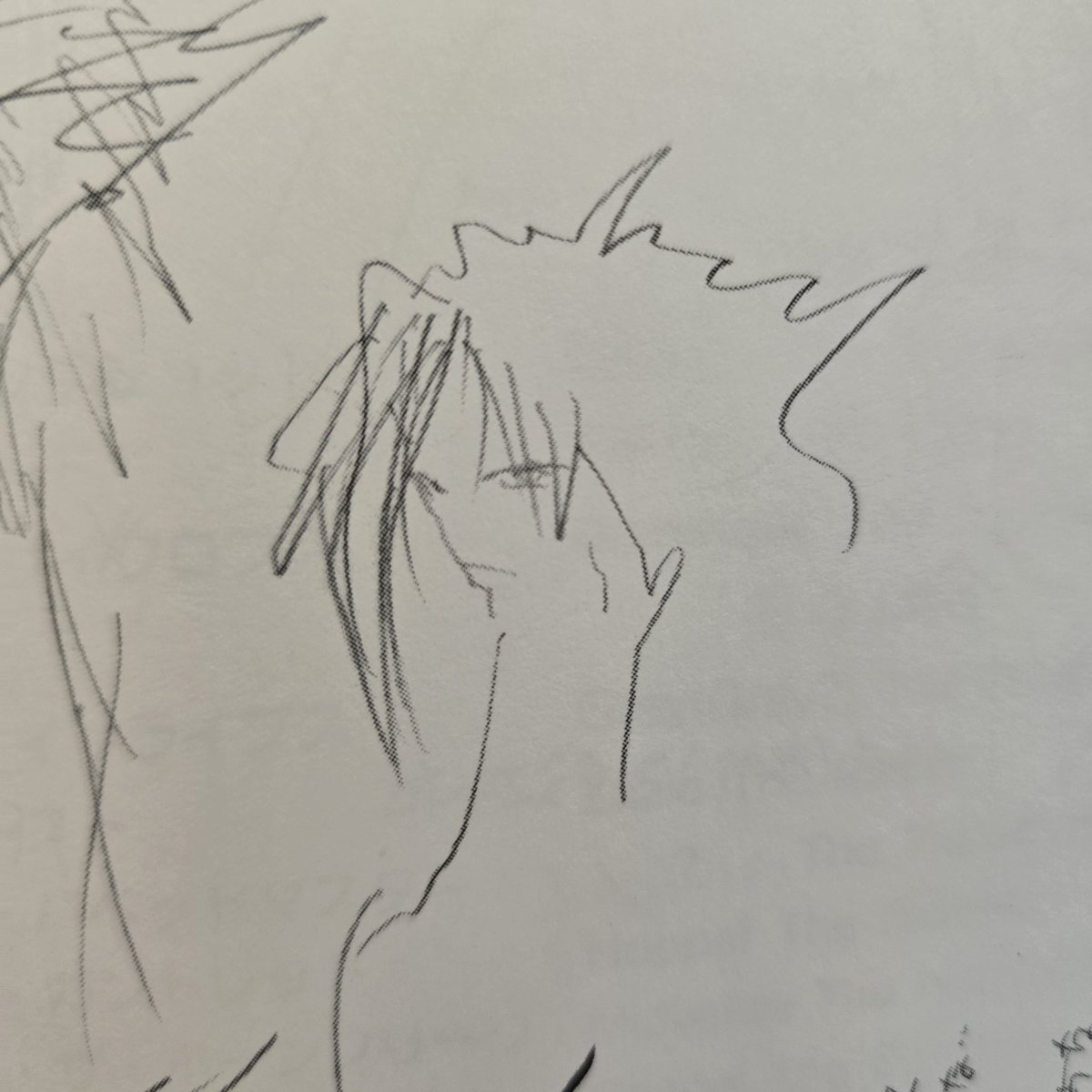 gegeroooo's tweet photo. I love how in the 'Trigun Stampede Exhibition rough drafts' artbook it shows Nightow's concept sketches for the characters... And this was Nightow's original sketches of Knives. 😂😂😂
#trigun #TRIGUNSTAMPEDE https://t.co/DDbM6FS8Bx