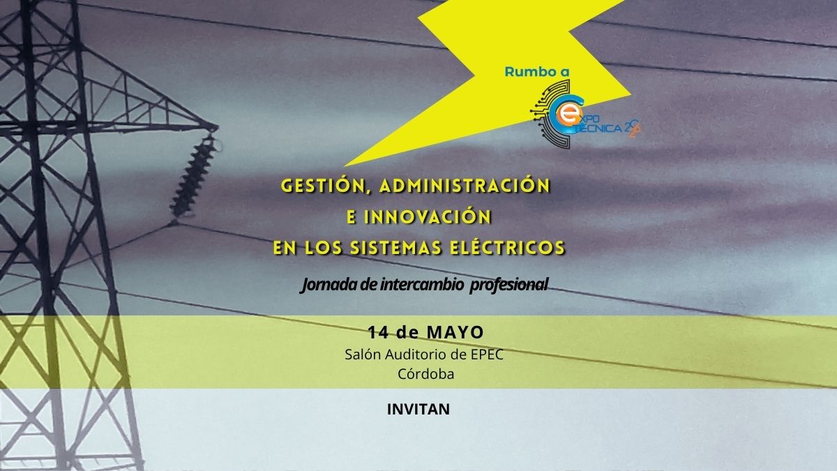 MercadoCorp's tweet photo. ⚡ Córdoba se prepara para una jornada clave del sector eléctrico

📅 14 de mayo

👉 Gestión, innovación y administración en sistemas eléctricos
👉 Networking con profesionales del sector
👉 Actualización técnica y tendencias

#Energía #Córdoba #Ingeniería #Electricidad https://t.co/ekQGf81KsL