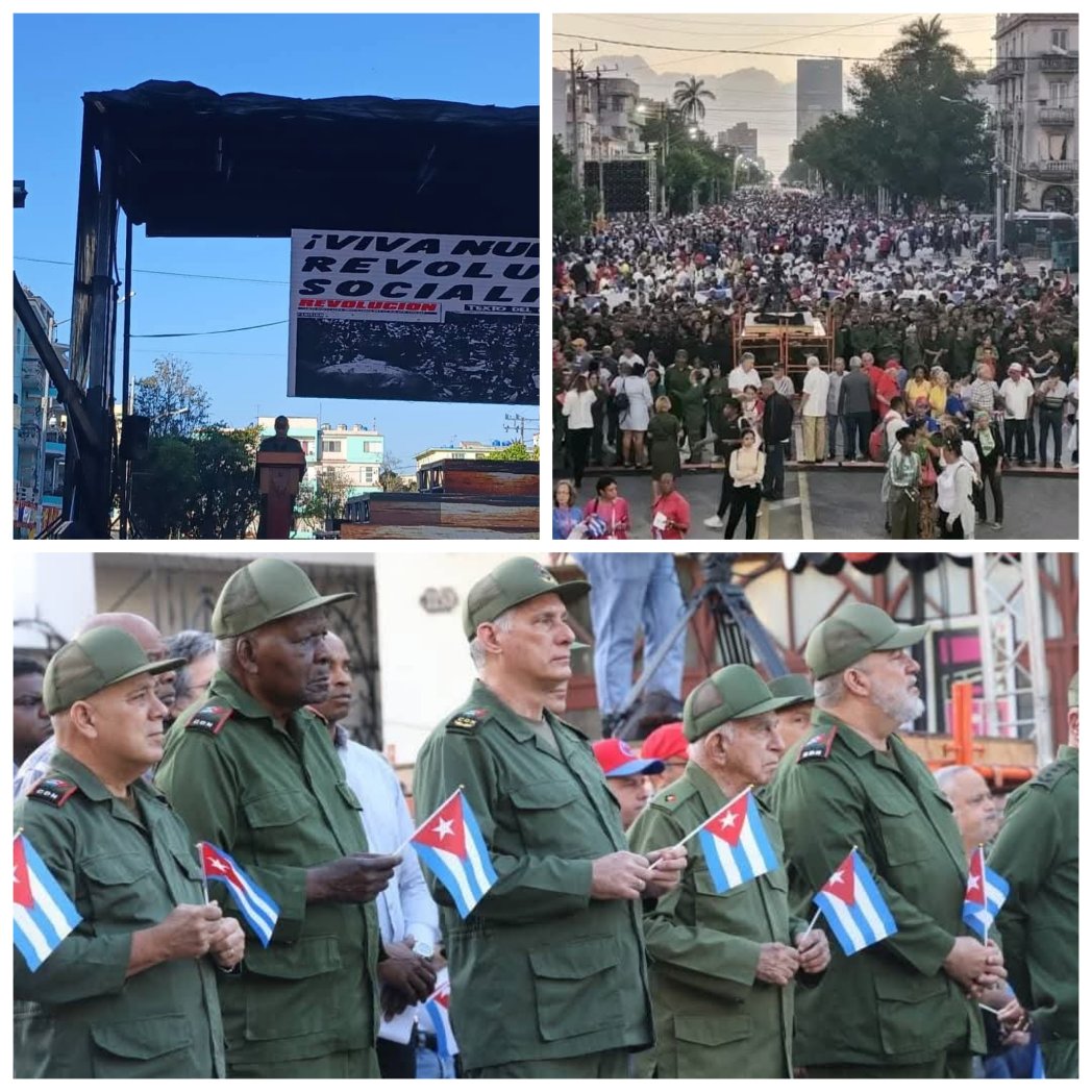🇨🇺 “Aquí no se rinde nadie”. Palabra de Díaz-Canel, heredera de Fidel hace 65 años. Desde 23 y 12, más de 50 mil cubanos reafirmamos la fe en la victoria y la decisión de enfrentar cualquier agresión. Unidos, VENCEREMOS. #CubaVencerá 🇨🇺
<a href="/PartidoPCC/">Partido Comunista de Cuba</a> 
<a href="/PresidenciaCuba/">Presidencia Cuba 🇨🇺</a>