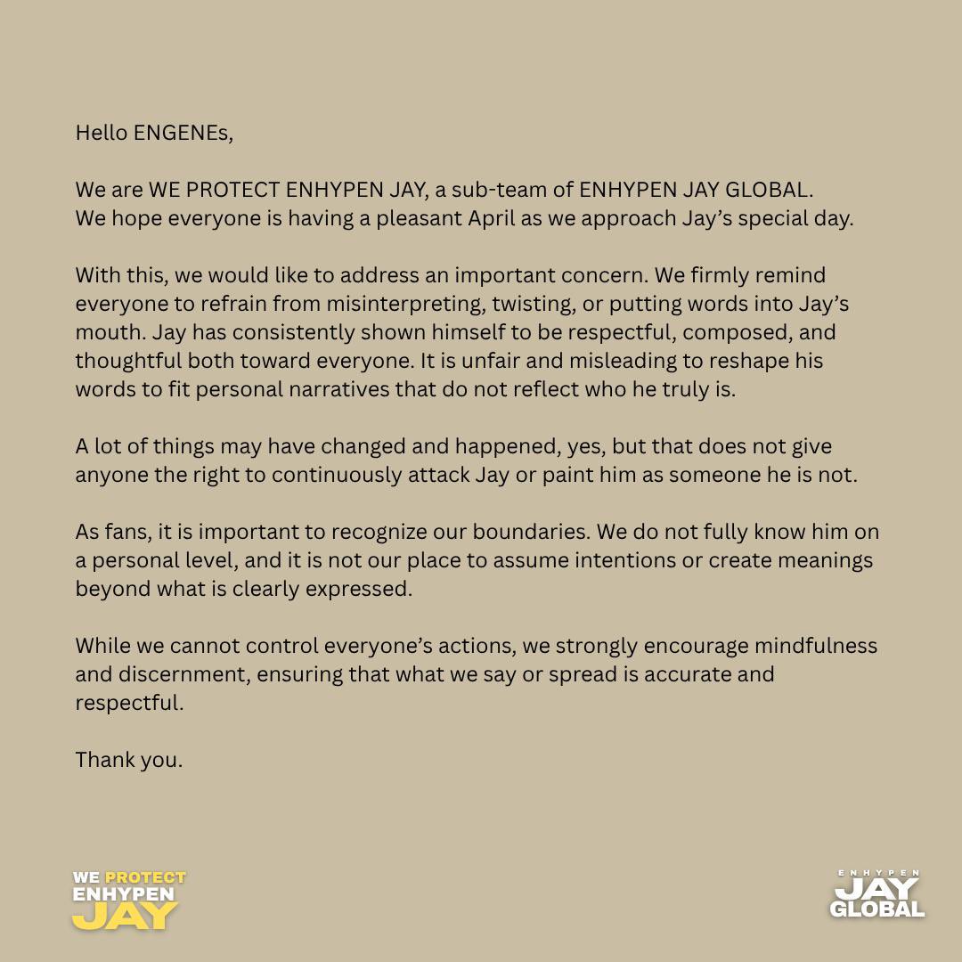 We Protect Enhypen JAY tweet media