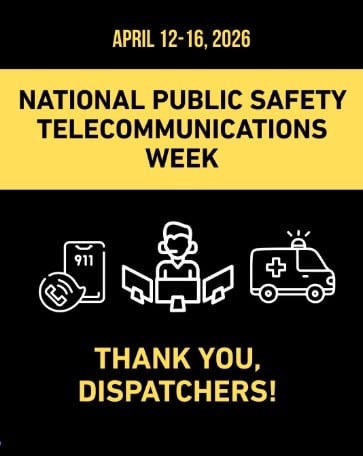 IllinoisPRF's tweet photo. It's National Public Safety Telecommunicators Week!
Behind every emergency response is a telecommunicator guiding the way. This week, we proudly recognize and thank those who serve as the vital link between our community and first responders. Your work saves lives. https://t.co/aLCfb9ZrnH