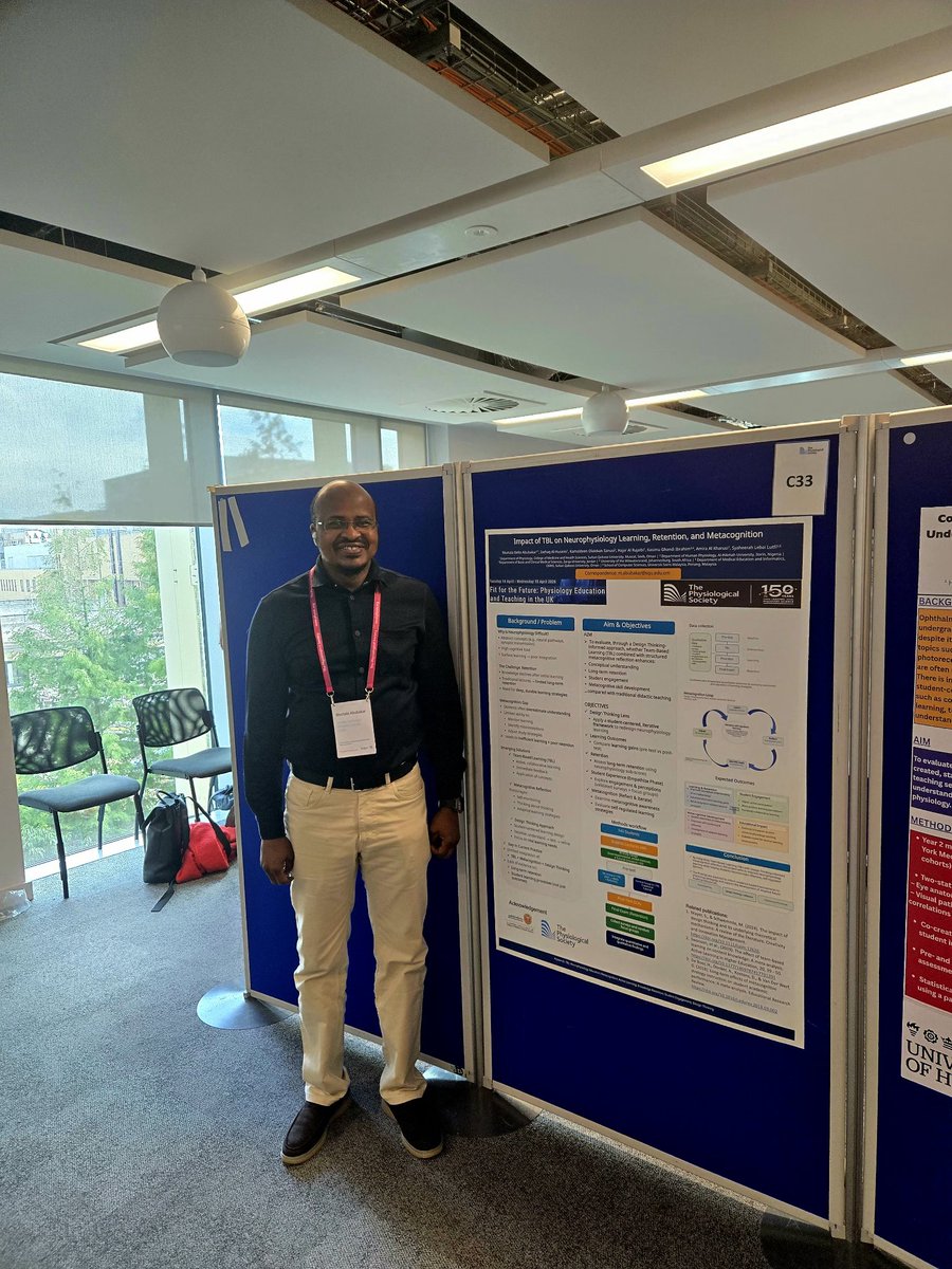 Muree009's tweet photo. We presented our work that addresses a key challenge in physiology education (Neurophysiology teaching and learning) On 14 - 15 April, at Newcastle University to discuss innovation and best practice at a meeting, 'Fit for the Future: Physiology Education '. @SQUANR @PhySoc https://t.co/514WZqOzBd