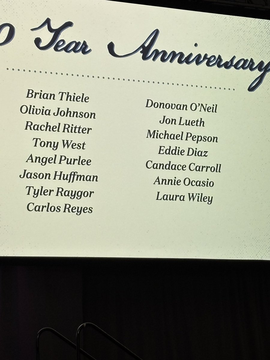 TonyWestAFP's tweet photo. 10 year recognition! I’ve crossed paths with so many great people over the years…too many to list. 

Contributing to meaningful policy change, helping to elect principled leaders, and moving the state and nation away from top-down government solutions and toward freedom. 

And it still feels like we’re just getting started. Onward!