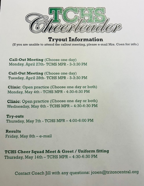 TCMSTigers's tweet photo. High School Cheerleading Info-Let's Go Tigers!!!!!!!! https://t.co/LmQJuzsE46