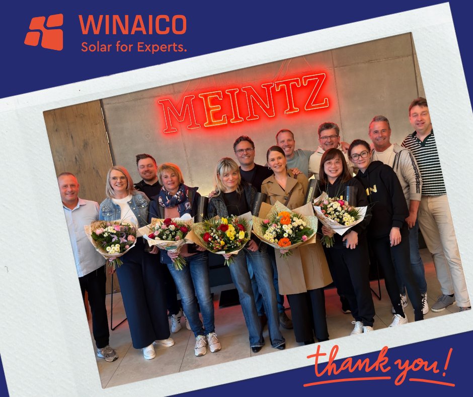 WINAICO_EU's tweet photo. Our European Team Meeting took place this week, with several colleagues from Taiwan also attending. 
We took the opportunity to thank the #WINAICO Germany office team for their support and to present them with a gift as a token of our appreciation. The surprise was a success! https://t.co/QaLcxOpXgx