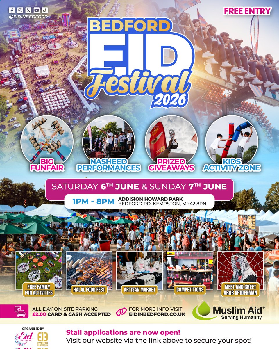 Eid In Bedford 🎉 tweet media