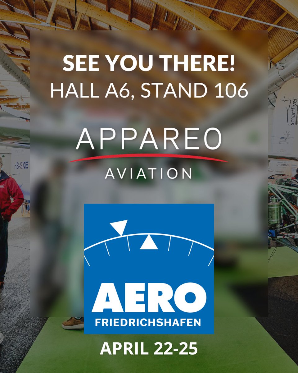 Stratus_Appareo's tweet photo. Taking Appareo across the Atlantic. 🌍 We are heading to Aero Friedrichshafen April 22 through 25, one of the world's premier aviation events. You'll find us at Hall A6, Stand 106. Gute Reise! ✈️ https://t.co/n4g9A9b9GG