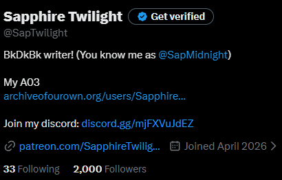Sapphire Twilight tweet media