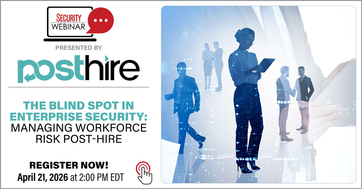 securitymag's tweet image. Not all risks come from outside your organization. Some develop after employees already have access. Learn how teams monitor and respond to post-hire risk in our upcoming #webinar.

Register Now. 🔗brnw.ch/21x1EGV