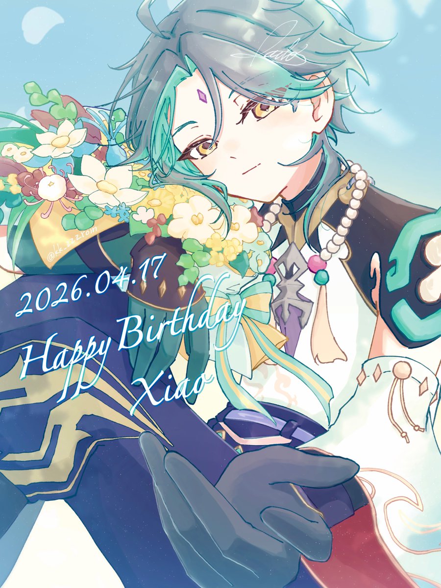 お誕生日おめでとうございます💐
#Xiao
#魈生誕祭2026