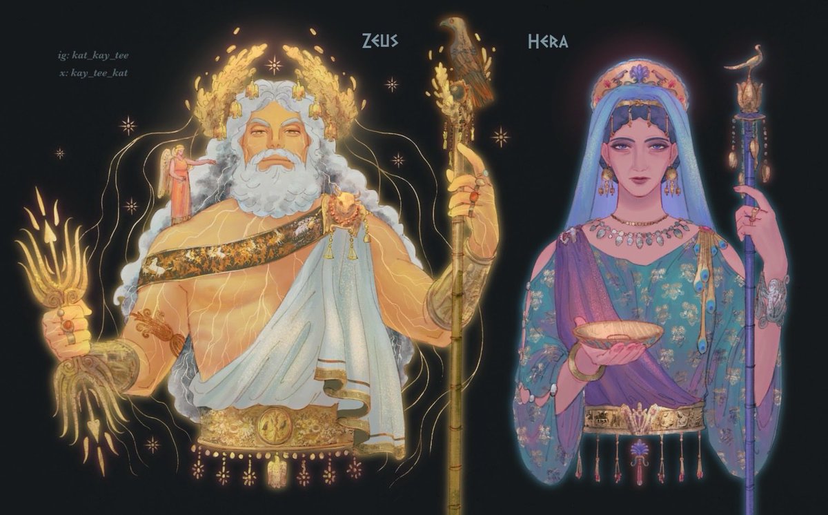 kay_tee_kat's tweet photo. Zeus and Hera ⚡️🦚 https://t.co/hzpwIsb2NB