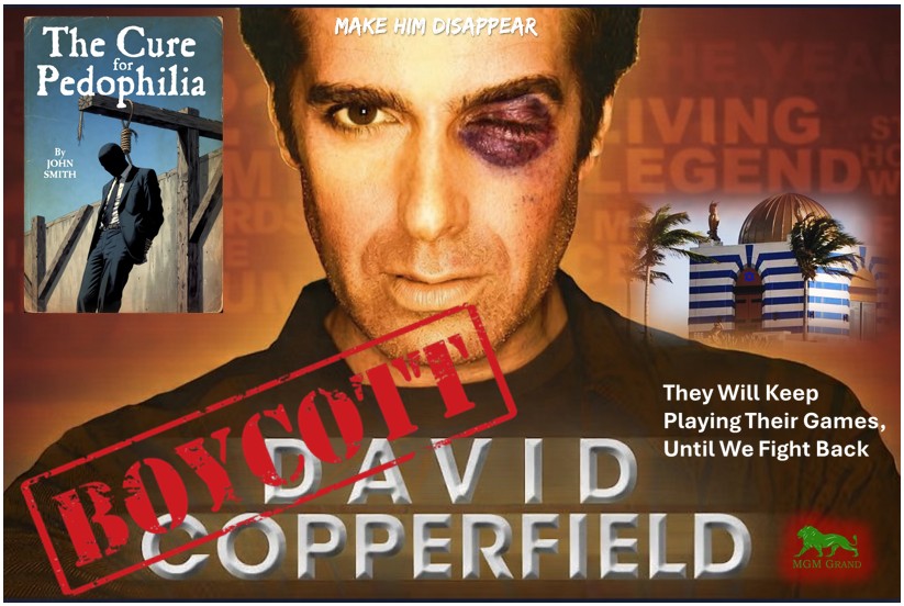 TheHumanLead1's tweet image. David Copperfield is a satanic child eating pedovore 👺.
He loves Jeffrey Epstein, Ghislaine Maxwell and all of their pedo friends.
He has his own island where he gets "pizzas" and "hotdogs" delivered #pizzagate. 
Would you like to comment @Copperfield? 🤨