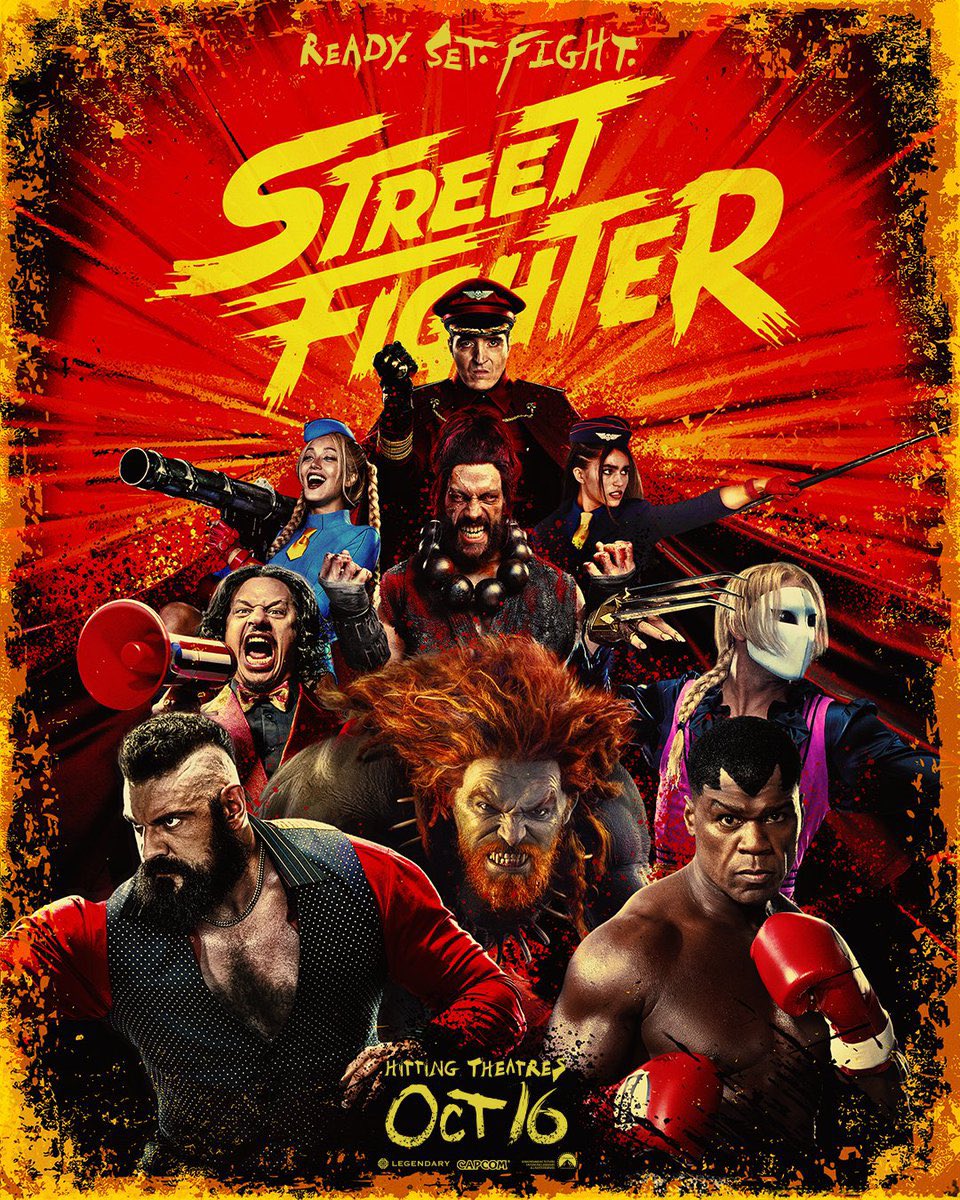 im_iconjay's tweet photo. New posters for the "STREET FIGHTER" movie.

In theaters Oct 16th. https://t.co/RB1AVQDc6P