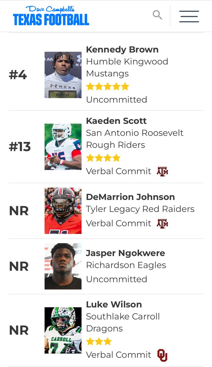 GPowersScout's tweet image. Top 🔟 2027 OTs in Texas…  So much talent up front in the #TXHSFB trenches!

texasfootball.com/article/2026/0…