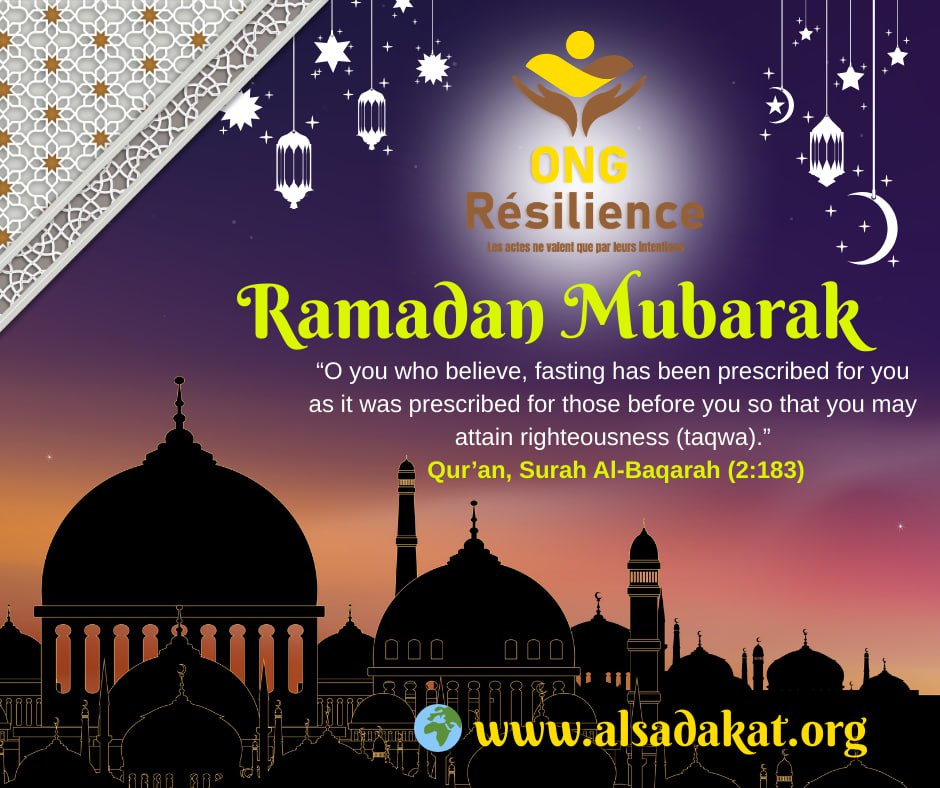 Ong_Resilience's tweet image. ✨ Ramadan Mubarak to the Muslim community around the world.

Ramadan is a blessed month of faith, patience, generosity, and compassion. It is a time to purify our hearts, strengthen our connection with Allah.

🌍 alsadakat.org

#RamadanMubarak
#Ramadan2026
