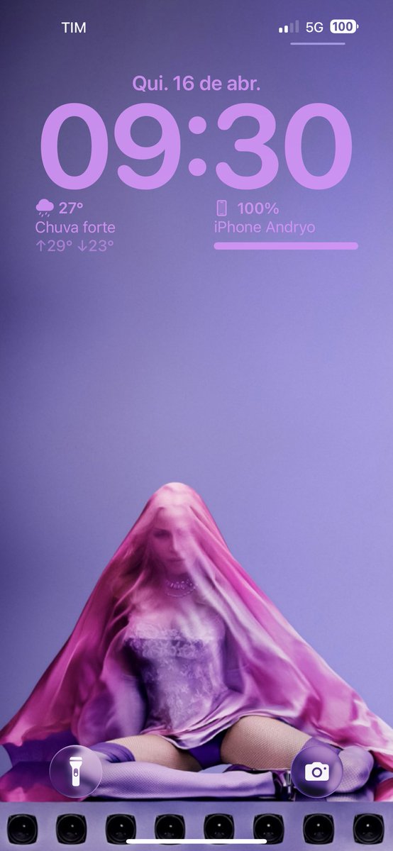 Bloqueio de tela já na nova Era 💜