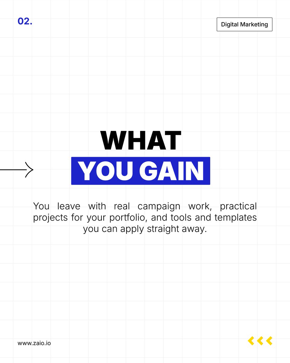 zaiotech's tweet image. A look inside the Digital Marketing Bootcamp, from strategy through to execution across SEO, paid ads, social, email, and analytics.

Structured to show how each part connects, with a focus on real, practical work.

#DigitalMarketing #LearnOnline #Careers #Zaio