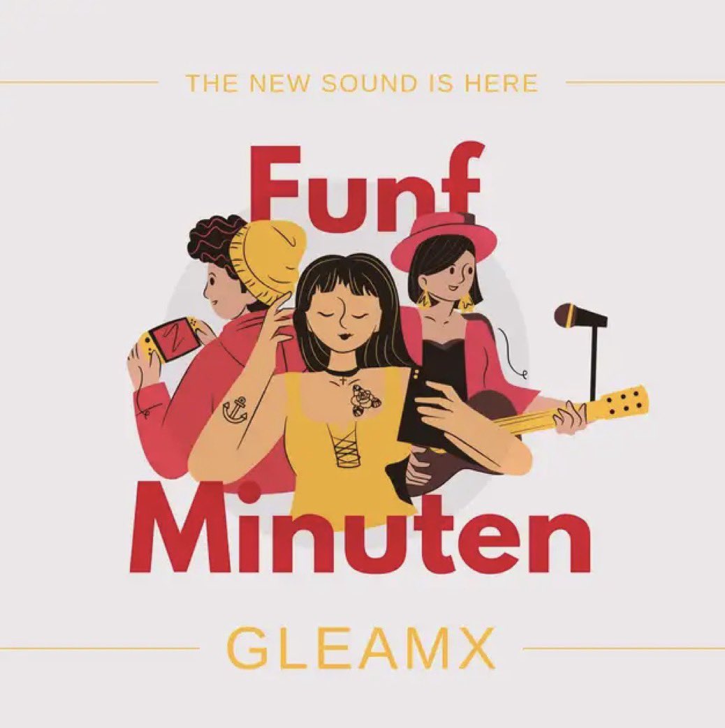 🔥 New release from GLEAMX — Funf Minuten is out now!  
Three minutes of pure vibe, rhythm, and energy you’ll want on repeat. 🎶⚡️  

Turn it up and feel the new sound.  
#GLEAMX #Newmusic  #NewMusic #NowPlaying #Spotify #MusicRelease