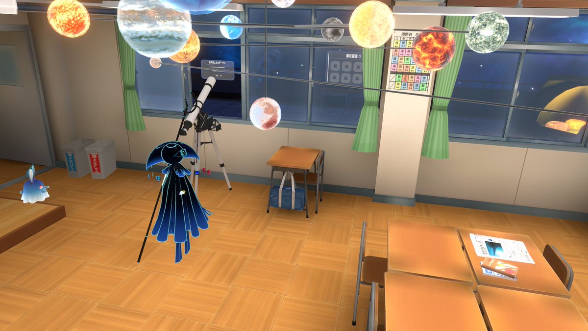 4zima_vr's tweet photo. 【天体観測部 ⁄ Astronomy Club】
2026年4月  
 #VRChat https://t.co/djriB9bhH1