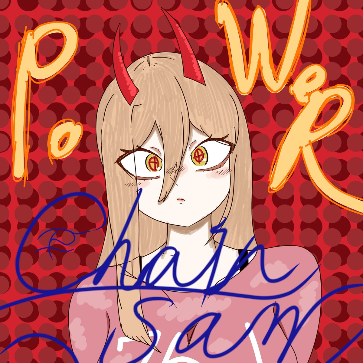 Tapiokasan_dayo's tweet image. #CHAINSAWMAN #POWER 
🩸