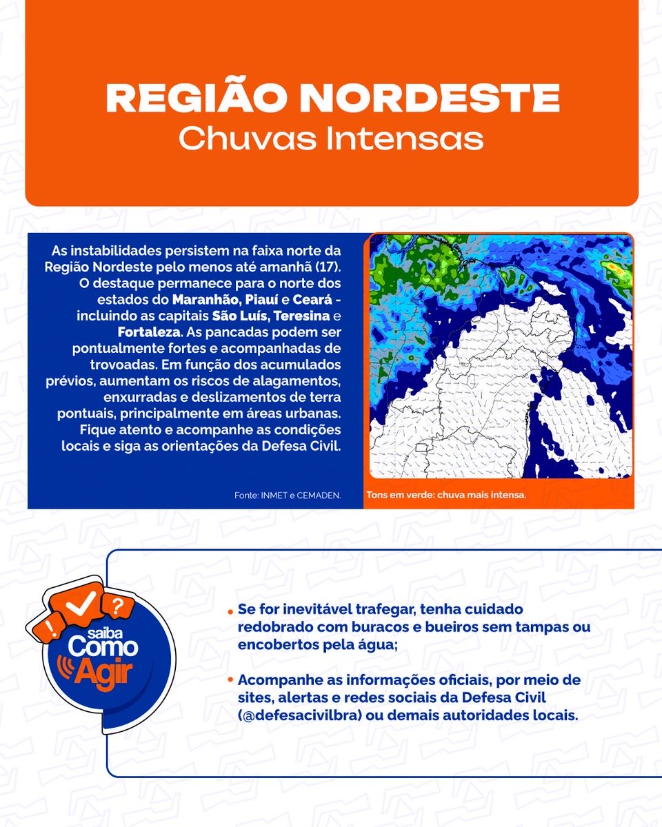 Defesa Civil Nacional tweet media