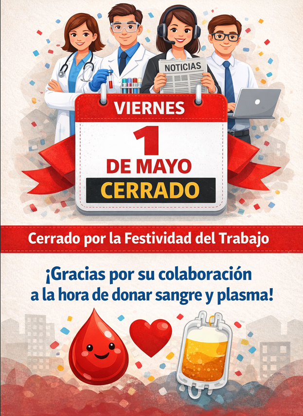 BSCANTABRIA's tweet photo. 📅Mañana, jueves 1 de mayo, estaremos #CERRADOS por la festividad del trabajo
🫶Gracias por tu colaboración
👋¡Feliz día!
#donavida https://t.co/976hTuIZG4